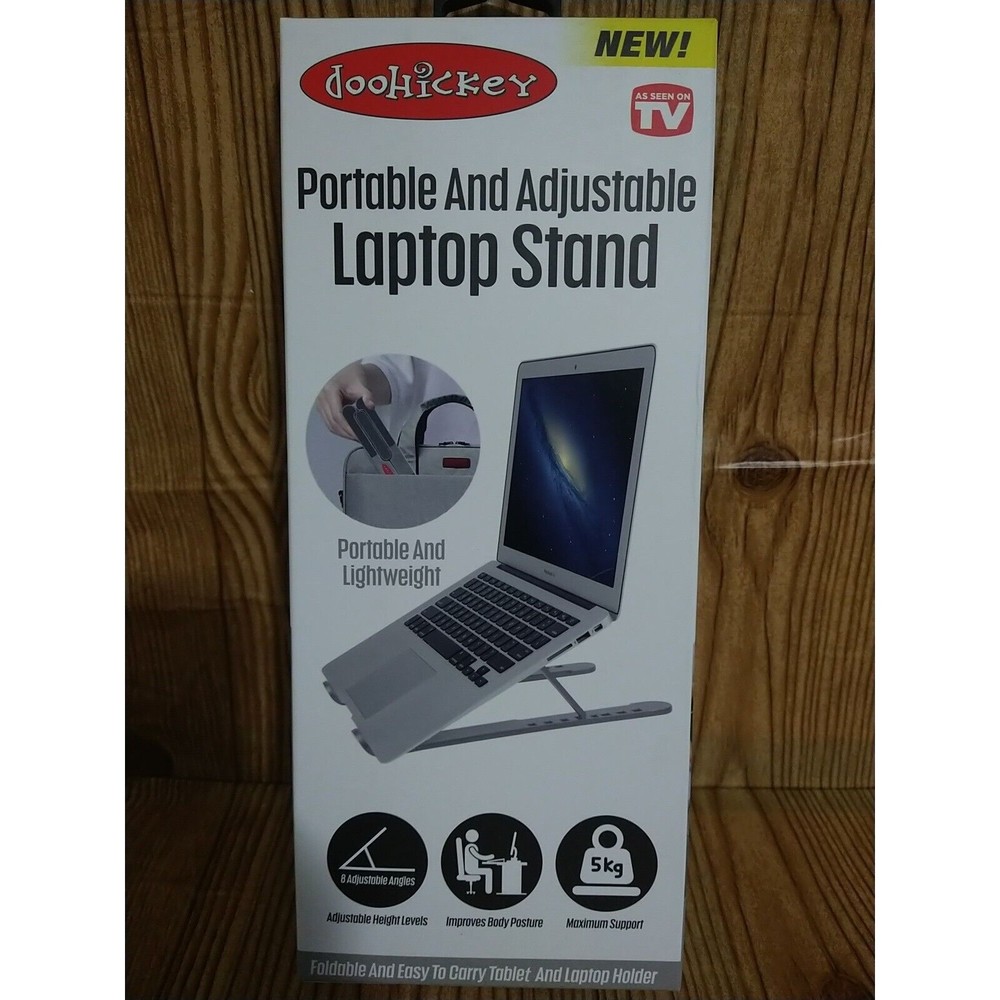 SKU030-  Portable Laptop Stand Adjustable Foldable Notebook Tablet by Doohickey